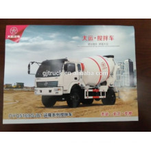 4X2 drive Dayun mixer truck for 3-6 cubic meter